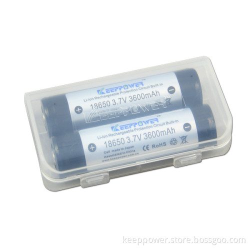Keeppower protected 18650 3600 mAh flashlight li-ion battery for